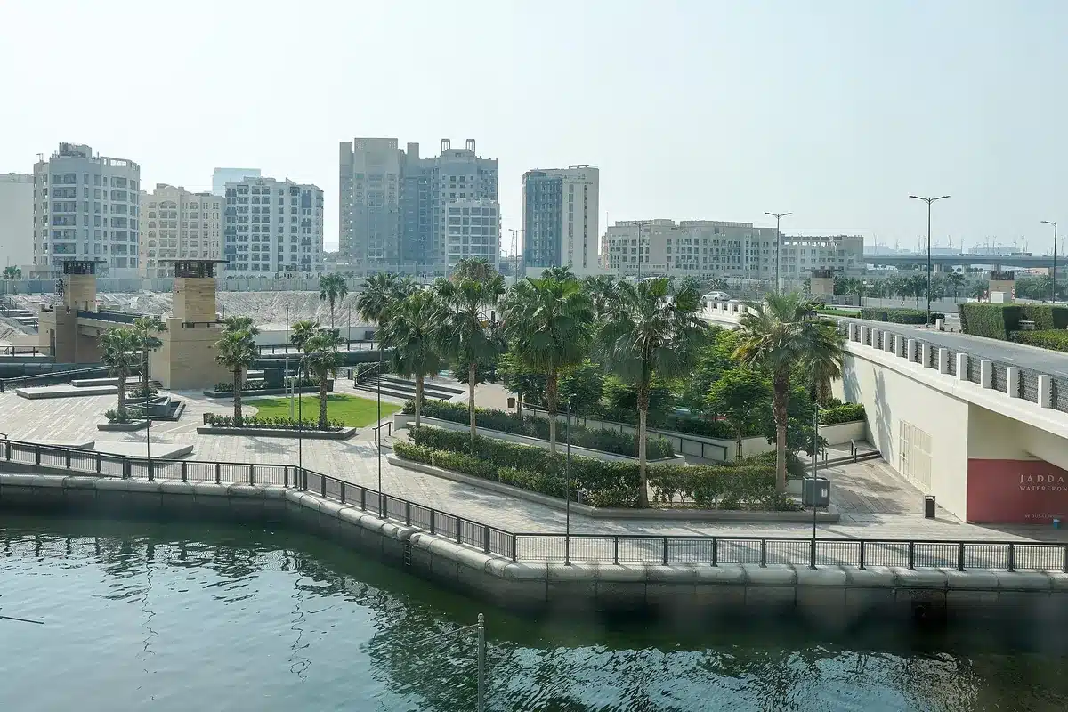 Indoor Activities in Dubai: 30 Places With Real Prices and 4 Ready-Made Days 16 Promenade and palm trees on the Jaddaf Waterfront by Dubai Creek, the area of Jameel Arts Centre
